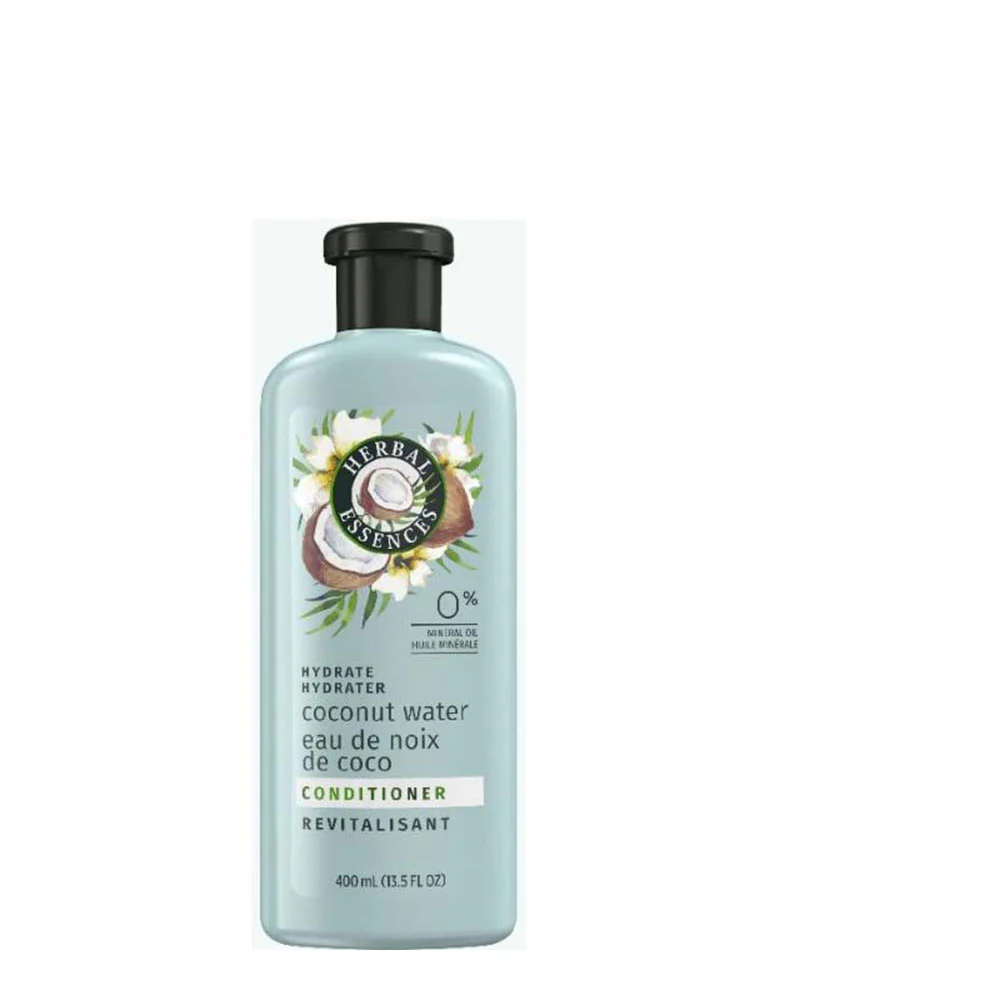 HERBAL ESSENCES HYDRATED AND REFRESHED COCONUT WATER CONDITIONER 400ML