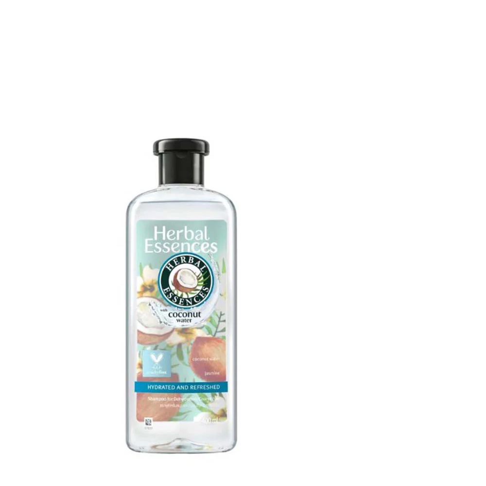 HERBAL ESSENCES HYDRATED AND REFRESHED COCONUT WATER SHAMPOO 400ML
