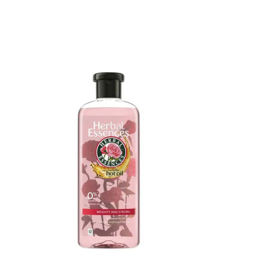 HERBAL ESSENCES WEIGHTY AND STRONG ROSE SHAMPOO 400ML