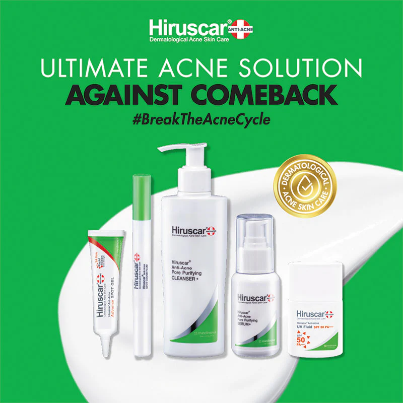 HIRUSCAR ANTI ACNE CLEANSER 100ML - Image 2