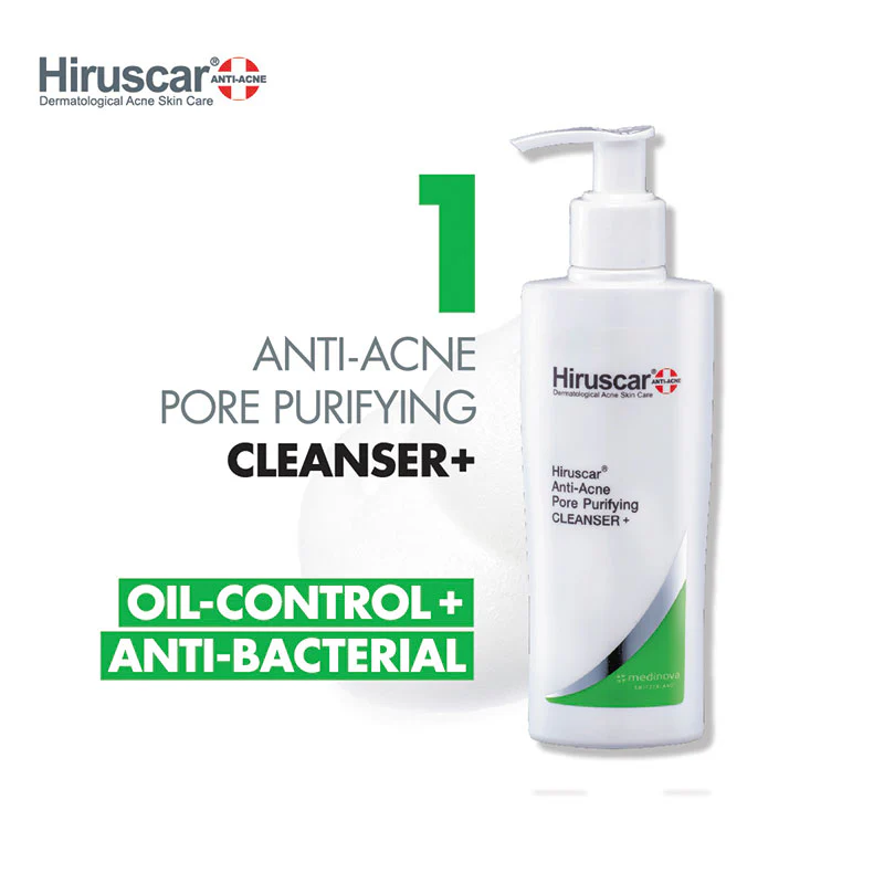 HIRUSCAR ANTI ACNE CLEANSER 100ML - Image 3