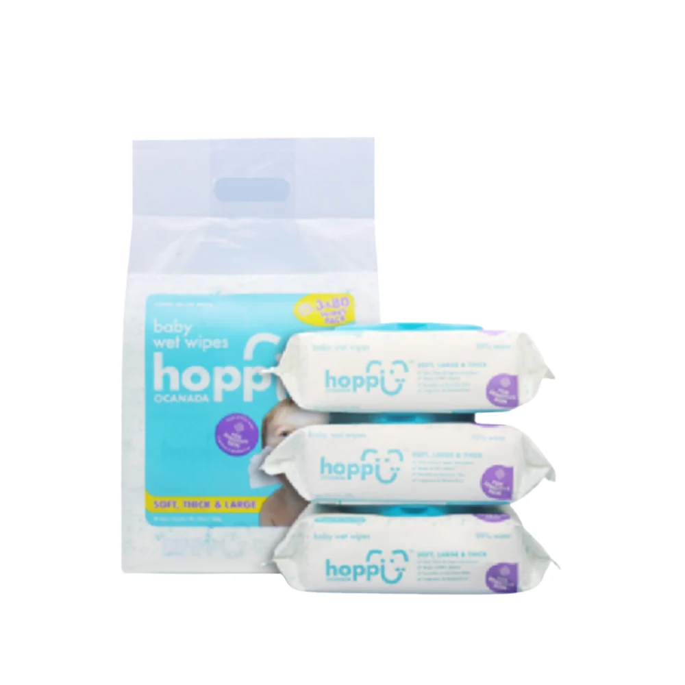 HOPPI WET WIPES 3IN1 80SX3
