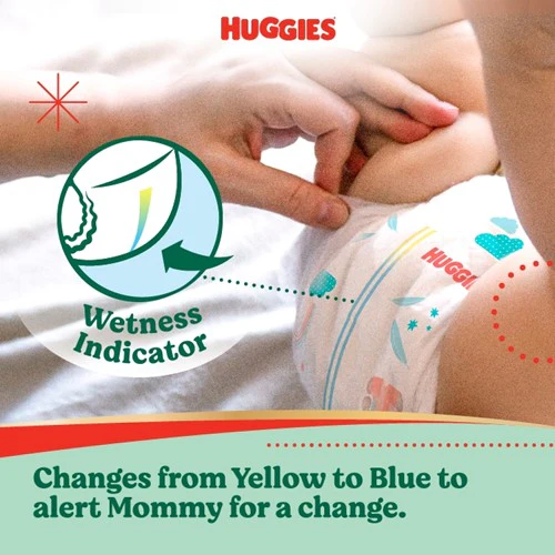 HUGGIES AIR SOFT DIAPERS M 52S - Image 5