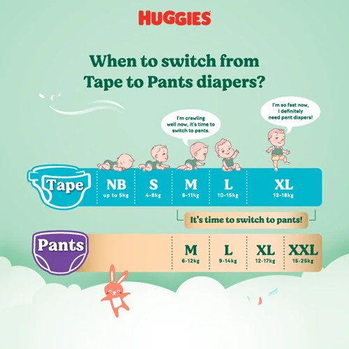 HUGGIES AIR SOFT PANTS XXL 24S - Image 2