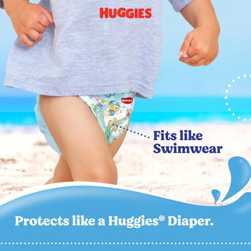 HUGGIES LITTLE SWIMMERS REGULAR 14+KG DISPOSABLE SWIMPANTS L 10S - Image 3