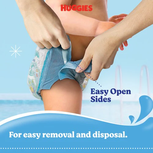 HUGGIES LITTLE SWIMMERS REGULAR 14+KG DISPOSABLE SWIMPANTS L 10S - Image 4