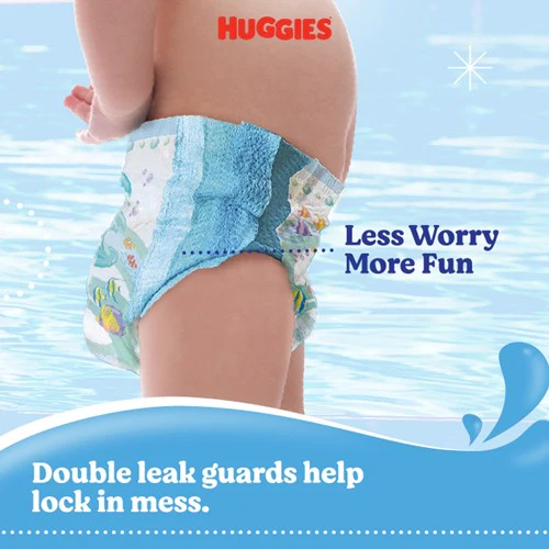 HUGGIES LITTLE SWIMMERS REGULAR 14+KG DISPOSABLE SWIMPANTS L 10S - Image 5