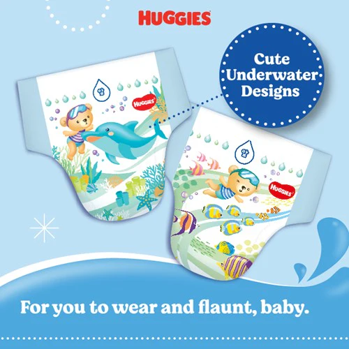 HUGGIES LITTLE SWIMMERS REGULAR 14+KG DISPOSABLE SWIMPANTS L 10S - Image 6