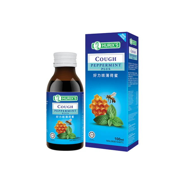 HURIXS COUGH PEPPERMINT PLUS MADU 100ML