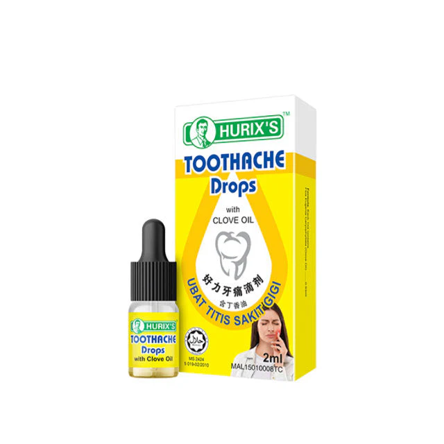 HURIX'S TOOTHACHE DROP (WITH CLOVE OIL) 2ML