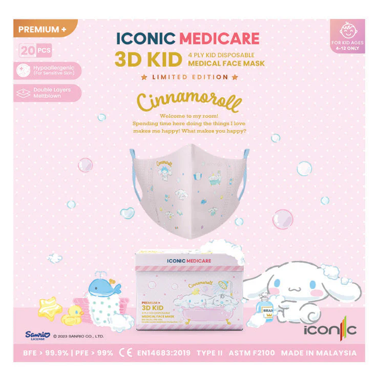 ICONIC 3D CH CINNAMOROLL MY ROOM PINK 20S