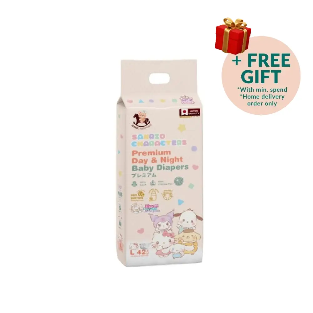 ICONIC X SANRIO PREMIUM BABY DIAPER L 42S