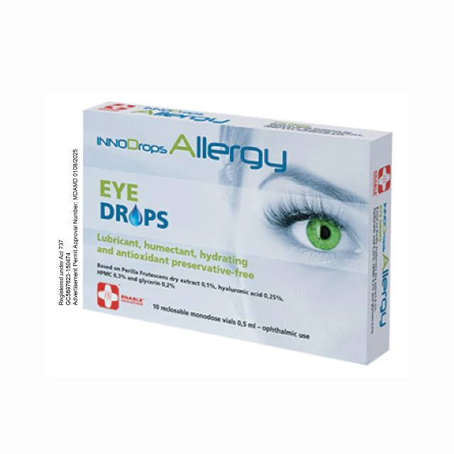 INNODROPS ALLERGY EYE DROPS 0.5ML 10S