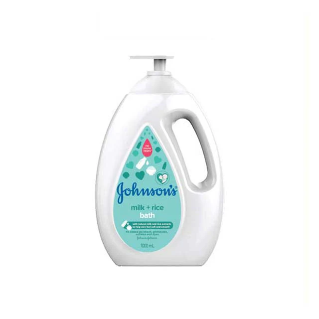 JOHNSONS BABY MILK+RICE BATH 1000ML