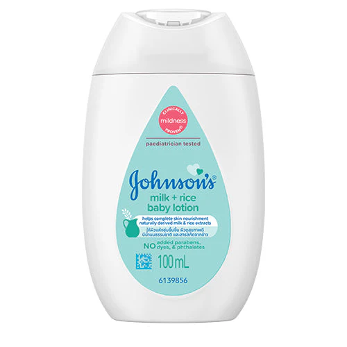 JOHNSONS BABY MILK+RICE LOTION 100ML