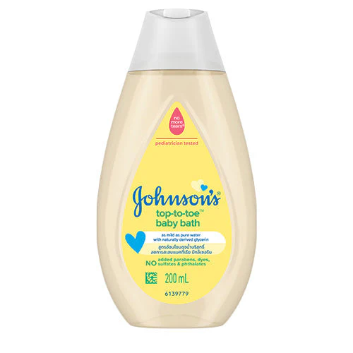 JOHNSONS BABY TOP TO TOE BATH 200ML