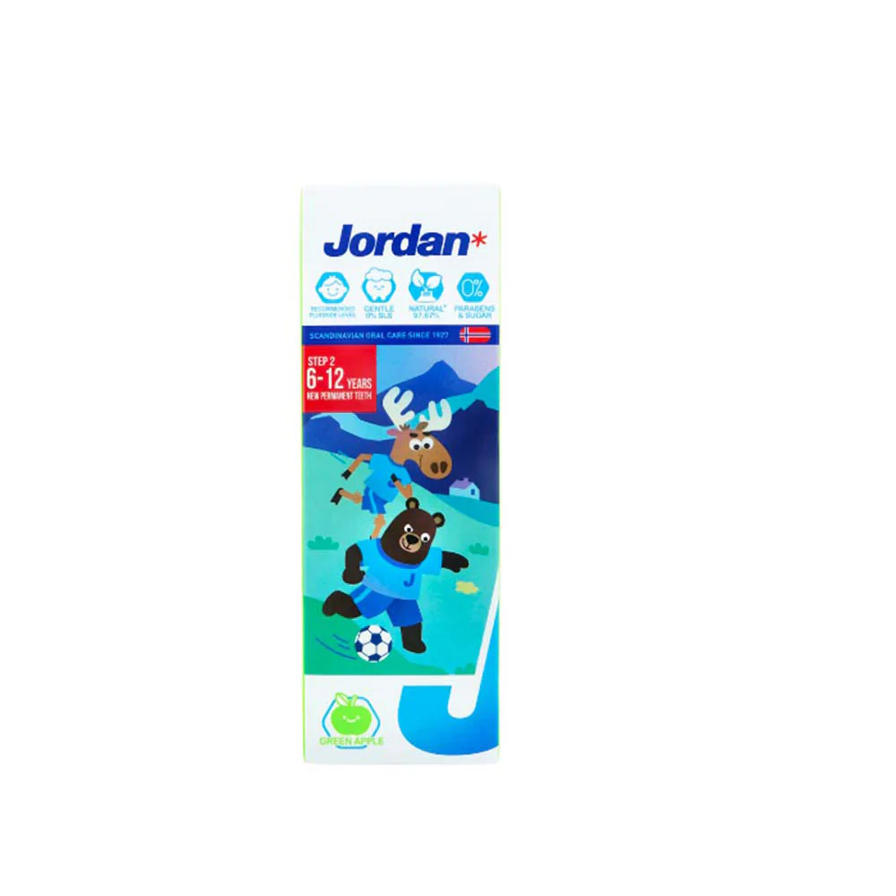 JORDAN STEP 2 GREEN APPLE TOOTHPASTE 75G