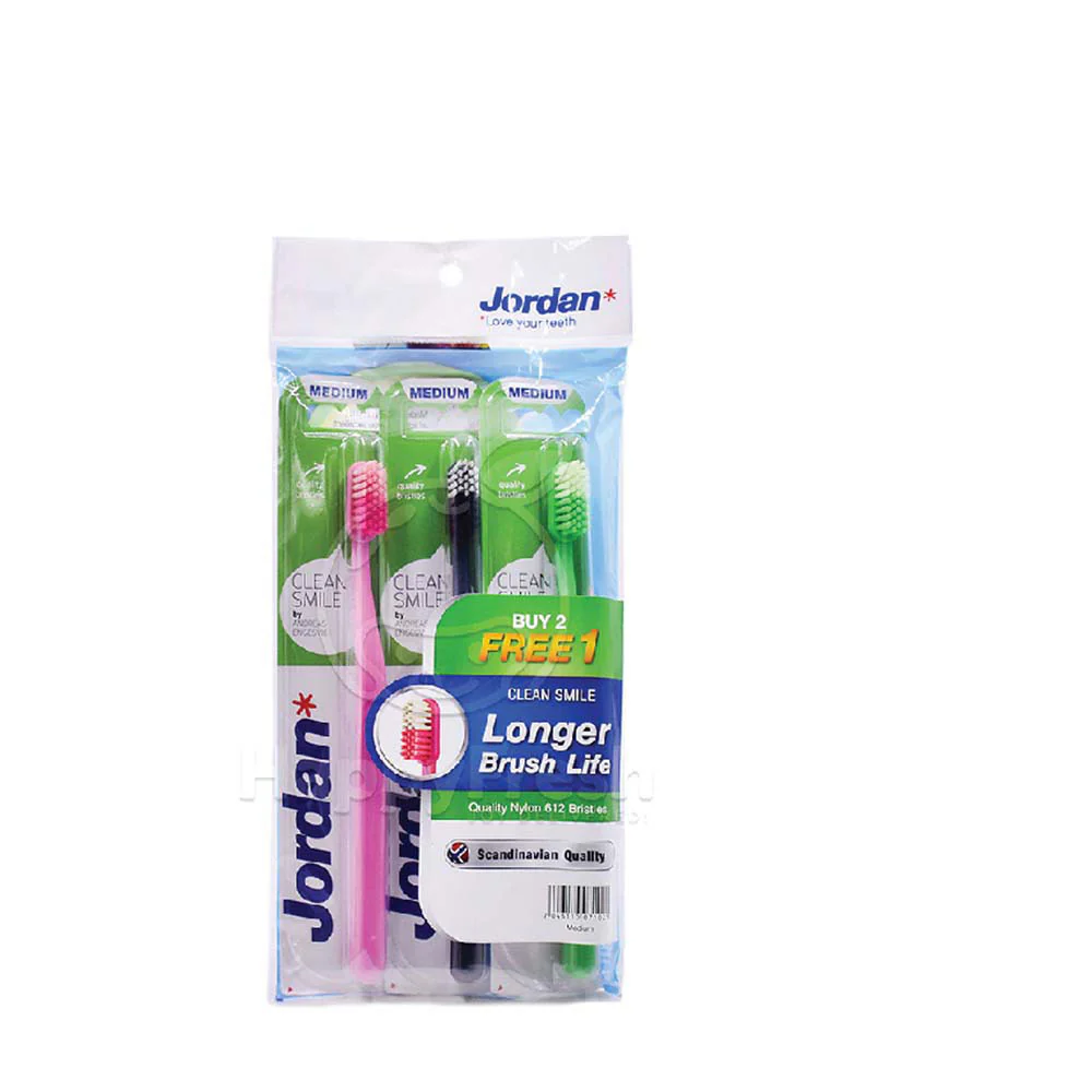 JORDAN TOOTHBRUSH SMILE SOFT-MEDIUM B2F1