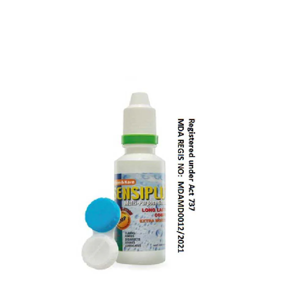 K&K SENSIPLUS MPS 100ML + LENS CASE