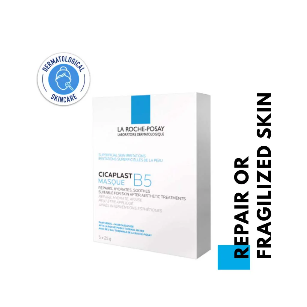 LA ROCHE POSAY CICAPLAST B5 FACE BOX MASK 5S