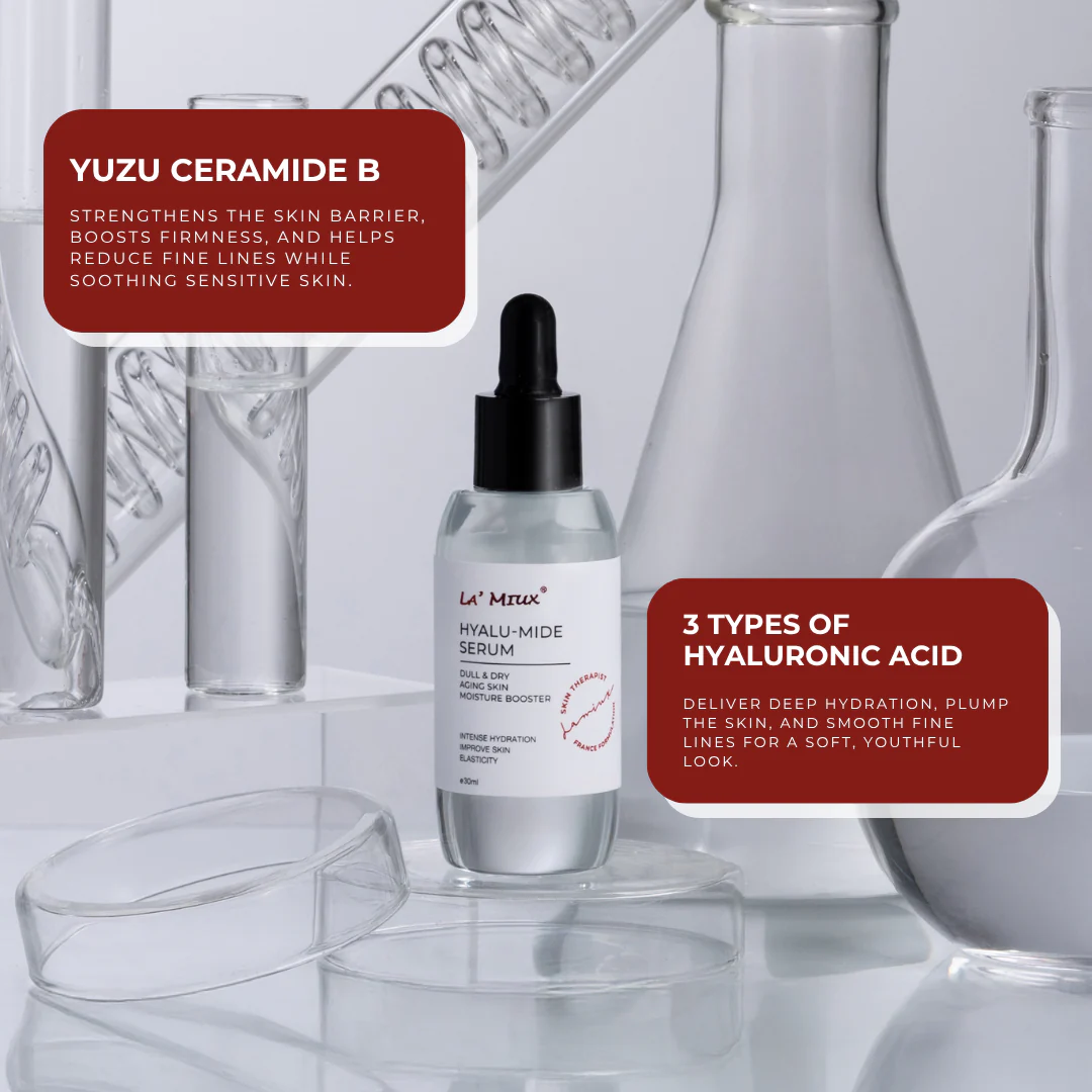 LAMIUX SKIN THERAPIST HYALU-MIDE SERUM 30ML - Image 4