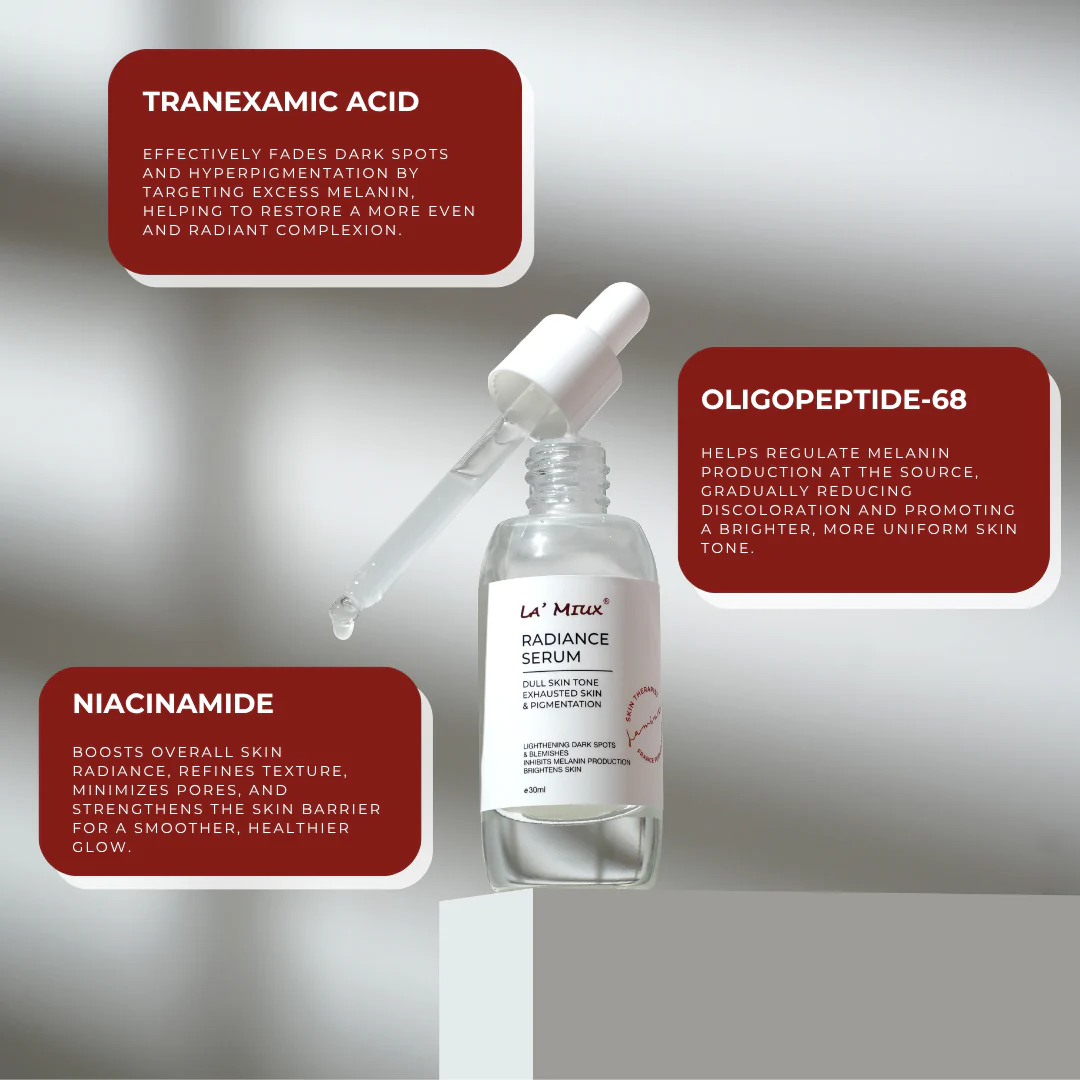 LAMIUX SKIN THERAPIST RADIANCE SERUM 30ML - Image 4