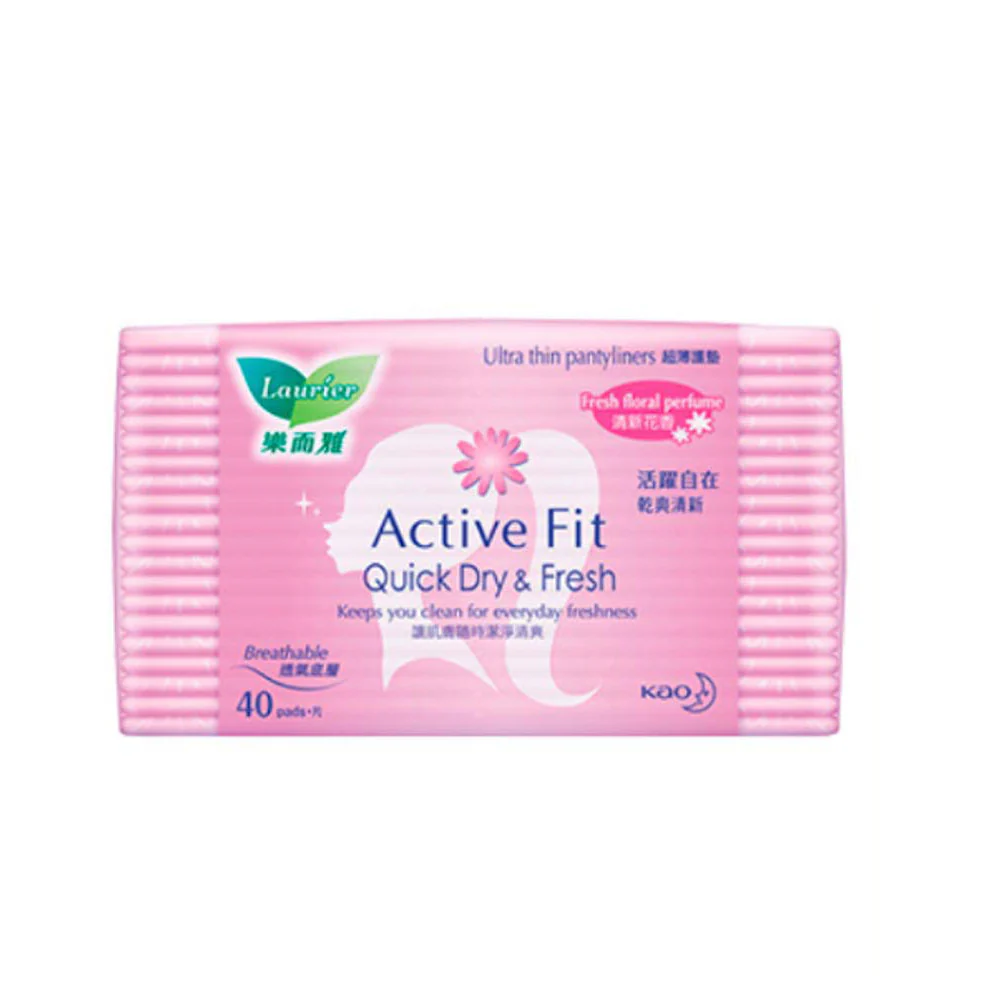 LAURIER PANTYLINER ACTIVE FIT PERFUME 40SX2