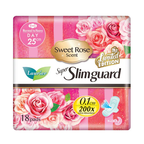 LAURIER SUPER SLIM GUARD ROSE DAY 25CM 18S