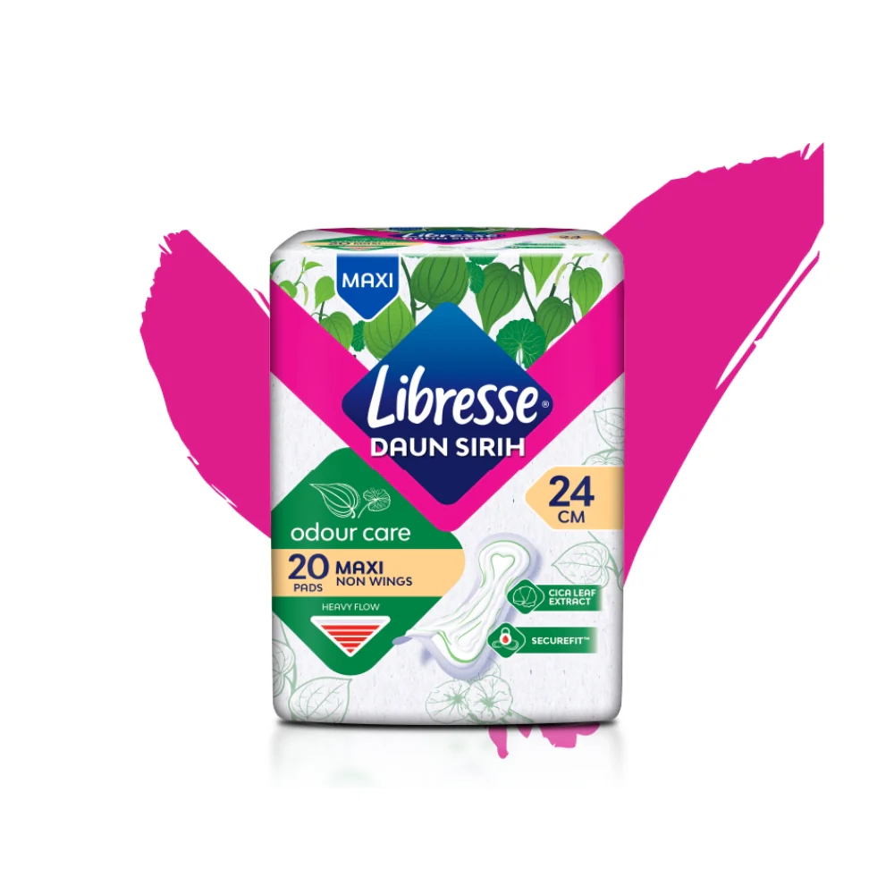 LIBRESSE DAUN SIRIH MAXI 24CM NON WINGS 20S