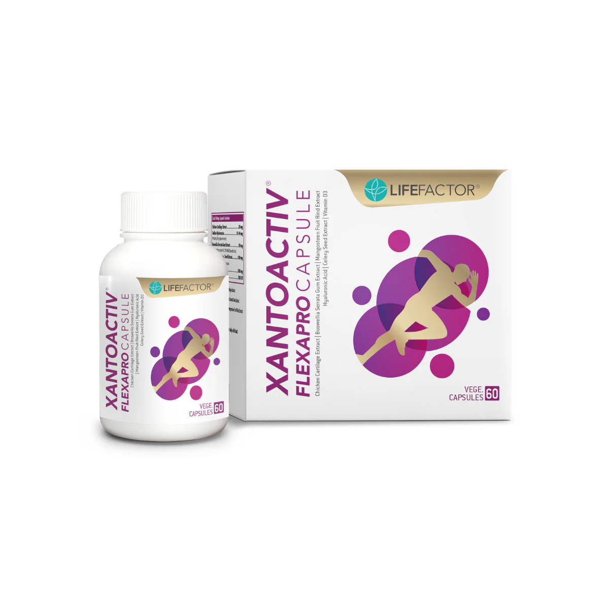LIFE FACTOR XANTOACTIV FLEXAPRO CAPSULE 60S