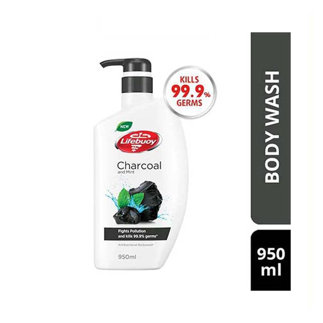 LIFEBUOY BODY WASH CHARCOAL 900ML