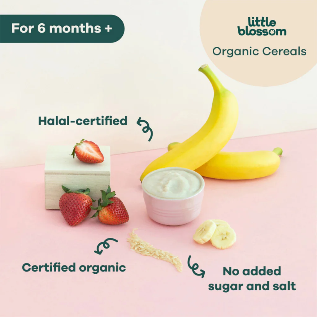 LITTLE BLOSSOM RICE CEREAL APPLE & SPINACH 150G - Image 3