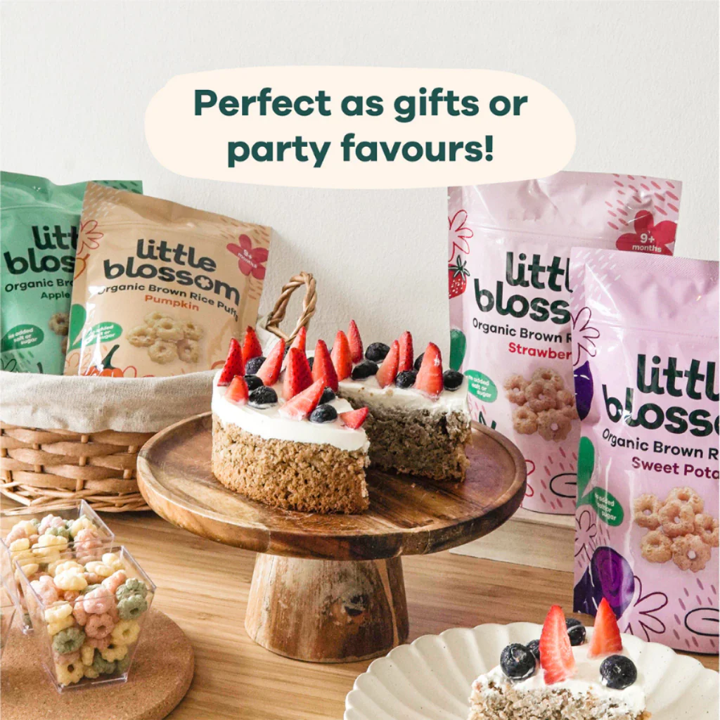 LITTLE BLOSSOM RICE PUFFS PUMPKIN 40G - Image 4