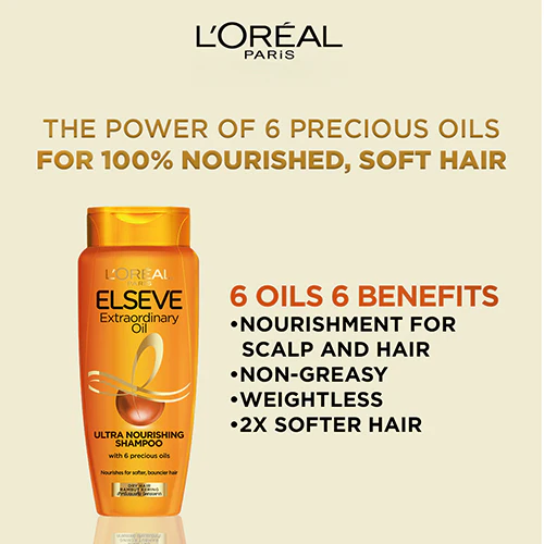 LOREAL 6 OIL NOURISH SHAMPOO 280ML - Image 2