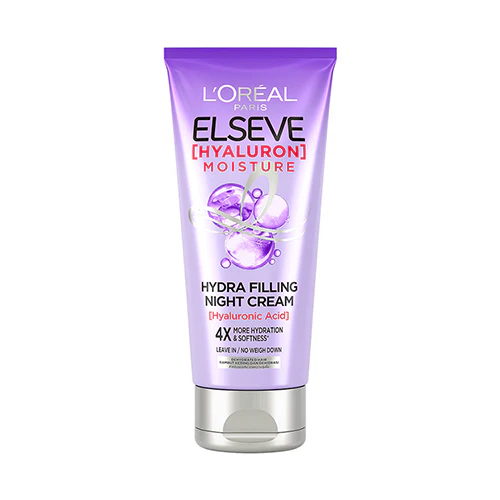 LOREAL ELSEVE HYALURON MOISTURE HYDRA FILLING NIGHT CREAM 150ML