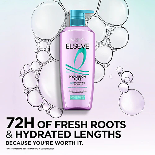 LOREAL ELSEVE HYALURON PURE CONDITIONER 265ML - Image 6