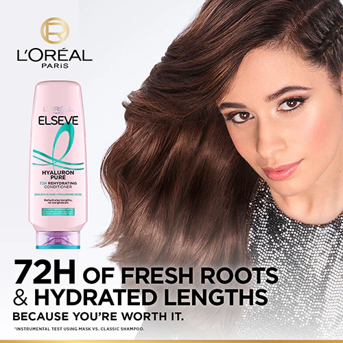 LOREAL ELSEVE HYALURON PURE SHAMPOO 280ML - Image 4