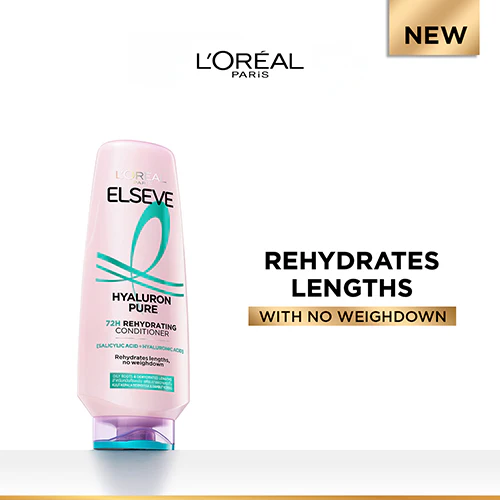 LOREAL ELSEVE HYALURON PURE SHAMPOO 280ML - Image 6
