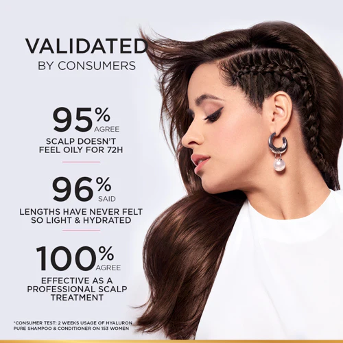 LOREAL ELSEVE HYALURON PURE SHAMPOO 620ML - Image 2