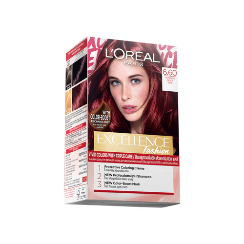 LOREAL EXC FASHION INTENSE SPICY RED 6.60