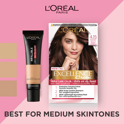 LOREAL EXC FROSTED BROWN 4.15 - Image 6