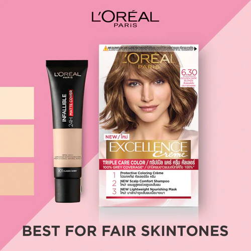 LOREAL EXC GOLDEN DARK BLONDE 6.30 - Image 2