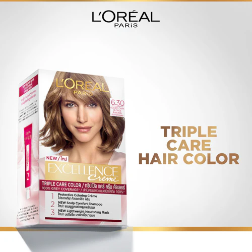 LOREAL EXC GOLDEN DARK BLONDE 6.30 - Image 5