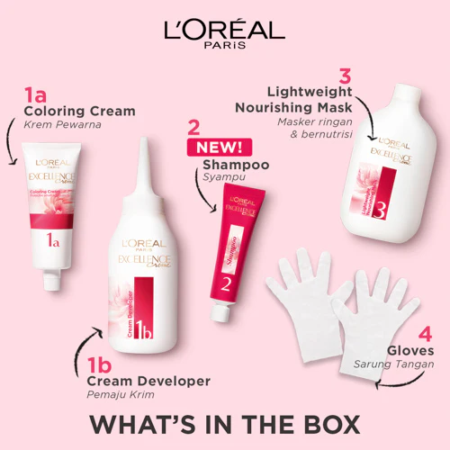 LOREAL EXCELLENCE CREME HAIR COLOUR - 5 NATURAL LIGHT BROWN 1S - Image 5