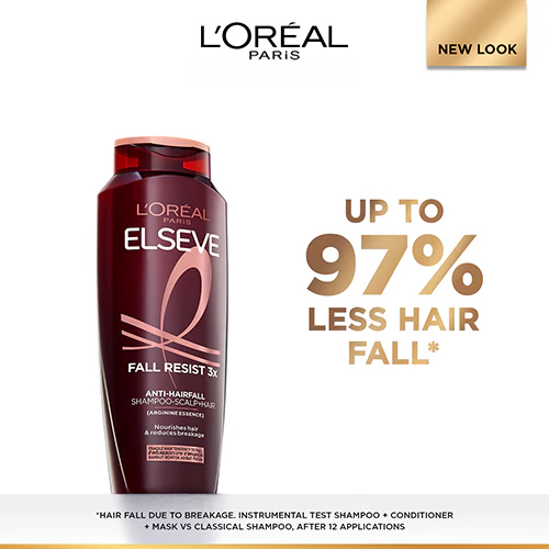 LOREAL FALL RESIST 3X ANTI-HAIR FALL SHAMPOO 280ML - Image 2