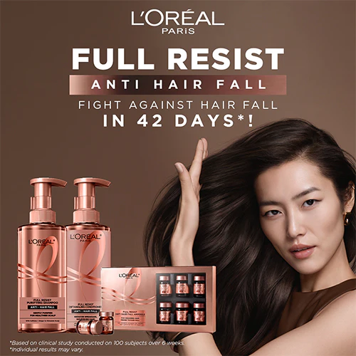 LOREAL FULL RESIST ANTI HAIR FALL CONDITIONER 440ML - Image 2