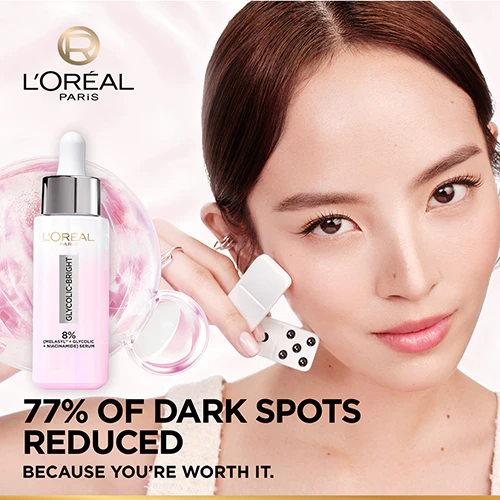 LOREAL GLYCOLIC-BRIGHT ANTI-DARK SPOT BRIGHTENING SERUM 15ML - Image 9