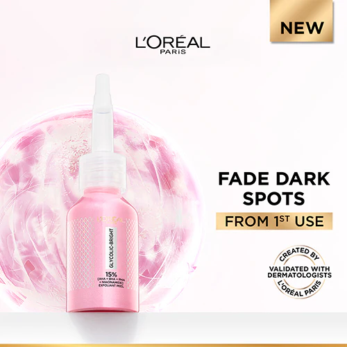 LOREAL GLYCOLIC BRIGHT EXFOLIANT PEEL 25ML - Image 2