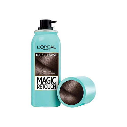 LOREAL MAGIC RETOUCH INSTANT ROOT CONCEALER SPRAY-BROWN 75ML - Image 2