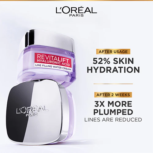 LOREAL REVITALIFT HYALURONIC ACID PLUMPING DAY CREAM 50ML - Image 5